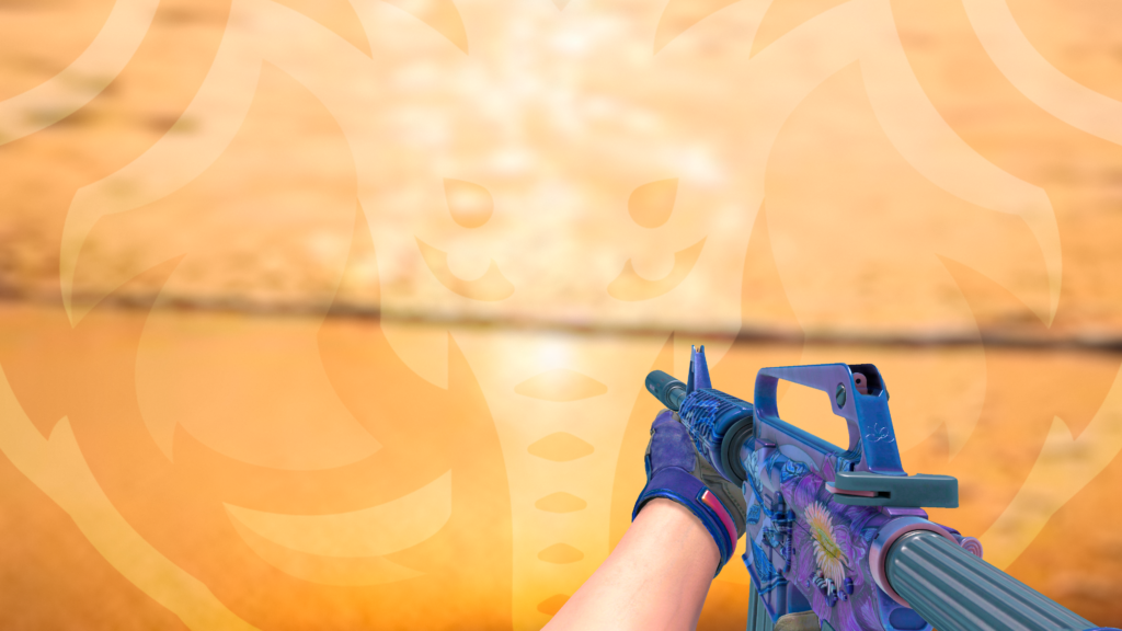 M4A1-S Lótus Negra com Luva Fade