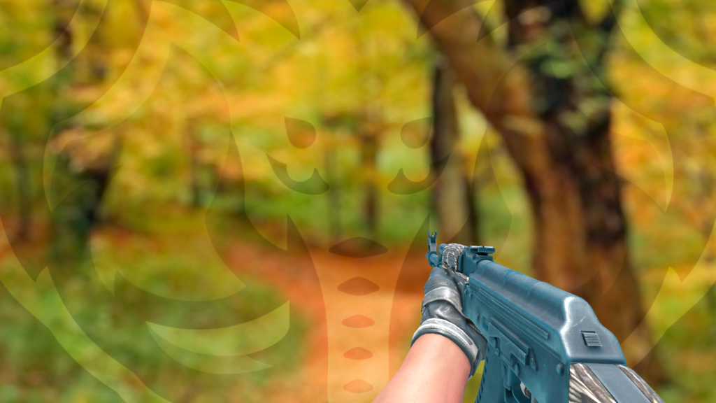 AK47 Preto Laminado luva fumace