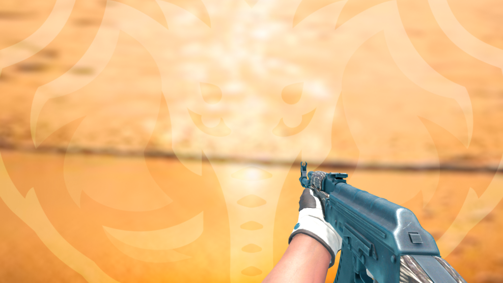 AK47 Preto Laminado luva black tie