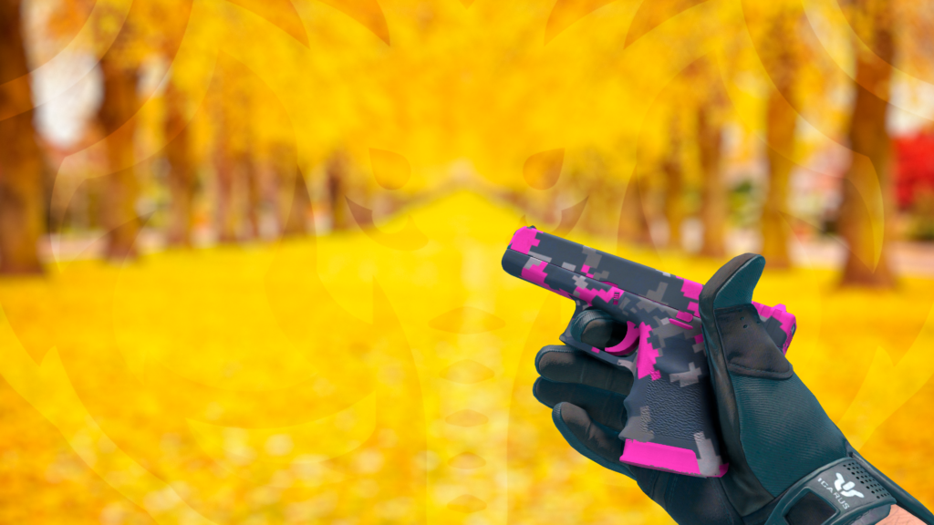 Glock-18 Camuflagem Digital — Rosa FN