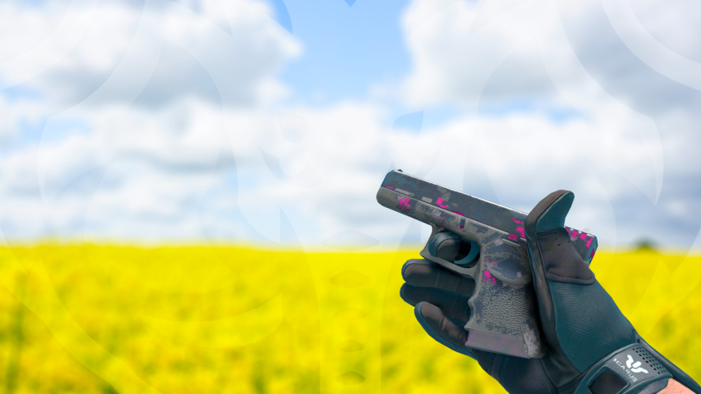 Glock-18 Camuflagem Digital — Rosa BS