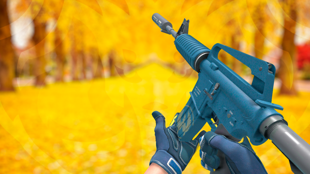 M4A1-S Guardião com luva agente de campo