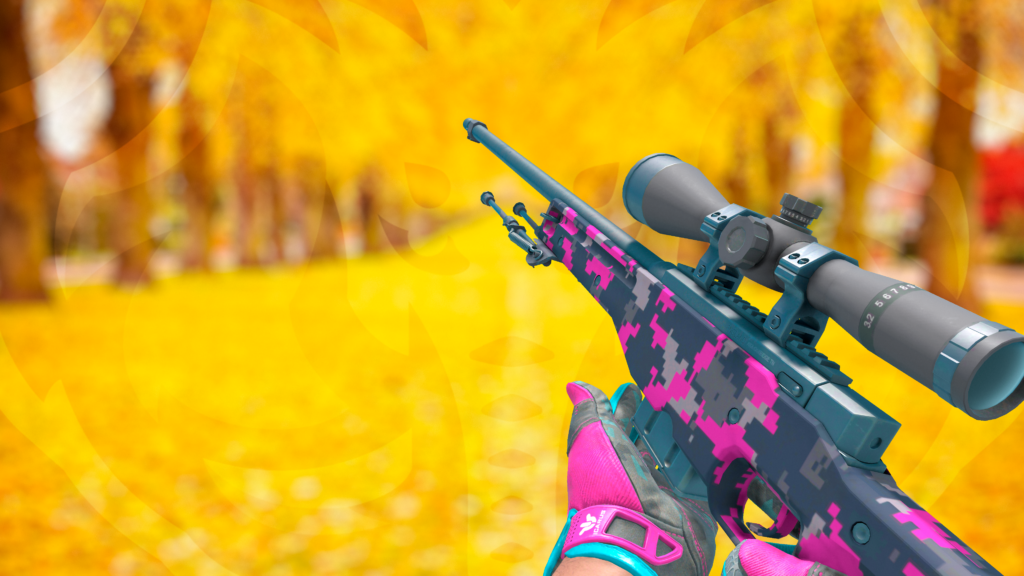 AWP Camuflagem Digital Rosa luva vicio