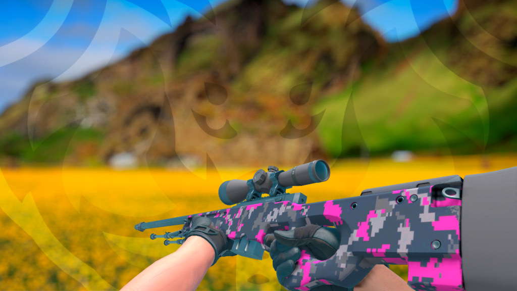 AWP Camuflagem Digital Rosa fn