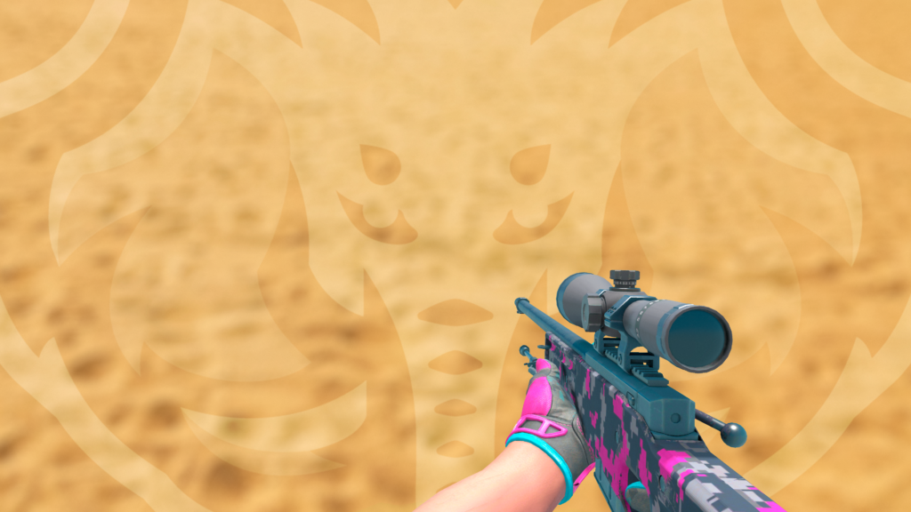 AWP Camuflagem Digital Rosa luva vicio