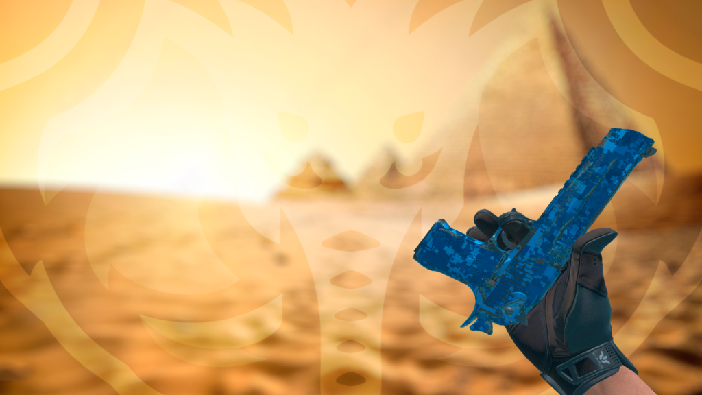 Desert Eagle Camuflagem de Cobalto FT