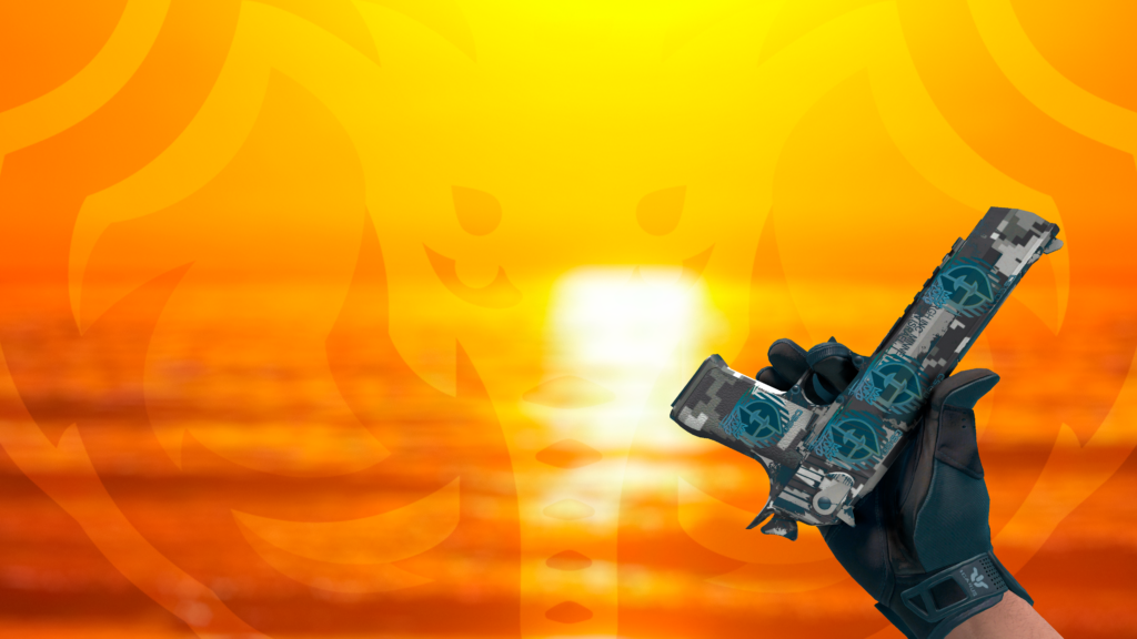 Desert Eagle Camuflagem Digital Urbano sticker eg foil