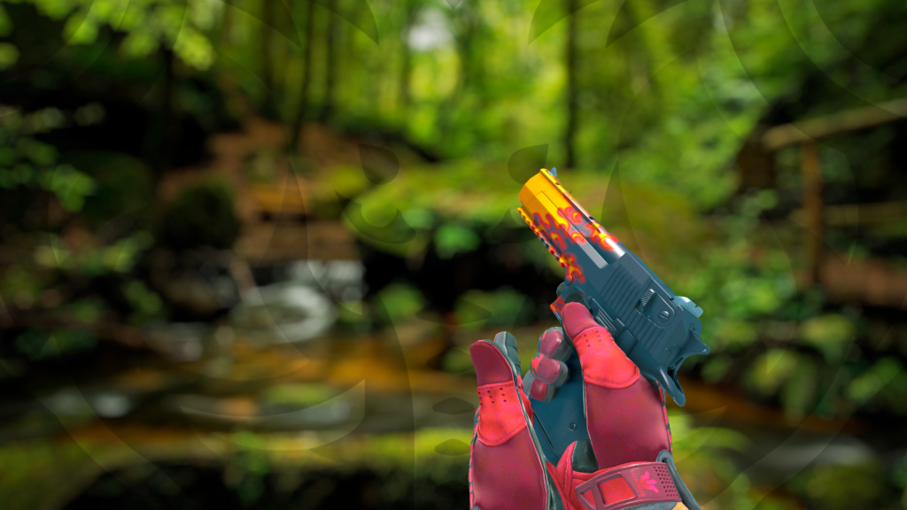 Desert Eagle Chamas Luvas Esportivas Shemagh Escarlate