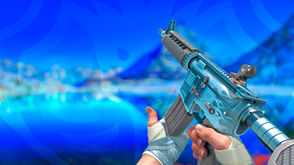 M4A4 Magnésio com faixas fita adesiva