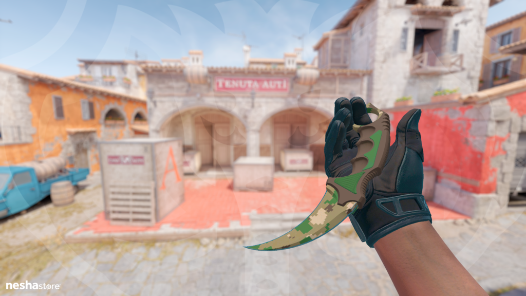 Karambit - Camuflagem Digital - Floresta