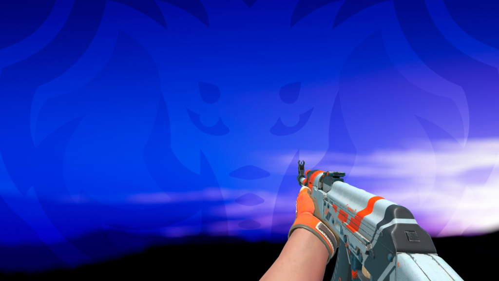 AK-47 Asiimov Luvas de Especialista Ataque Felino