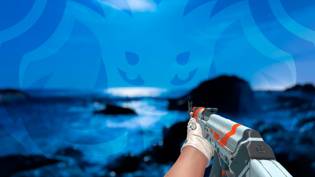 AK-47 Asiimov Luvas de Motorista Leopardo da Neve