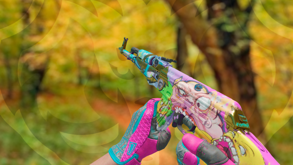 AK-47 Bê-a-Bá dos Monstros Luvas Esportivas Vício