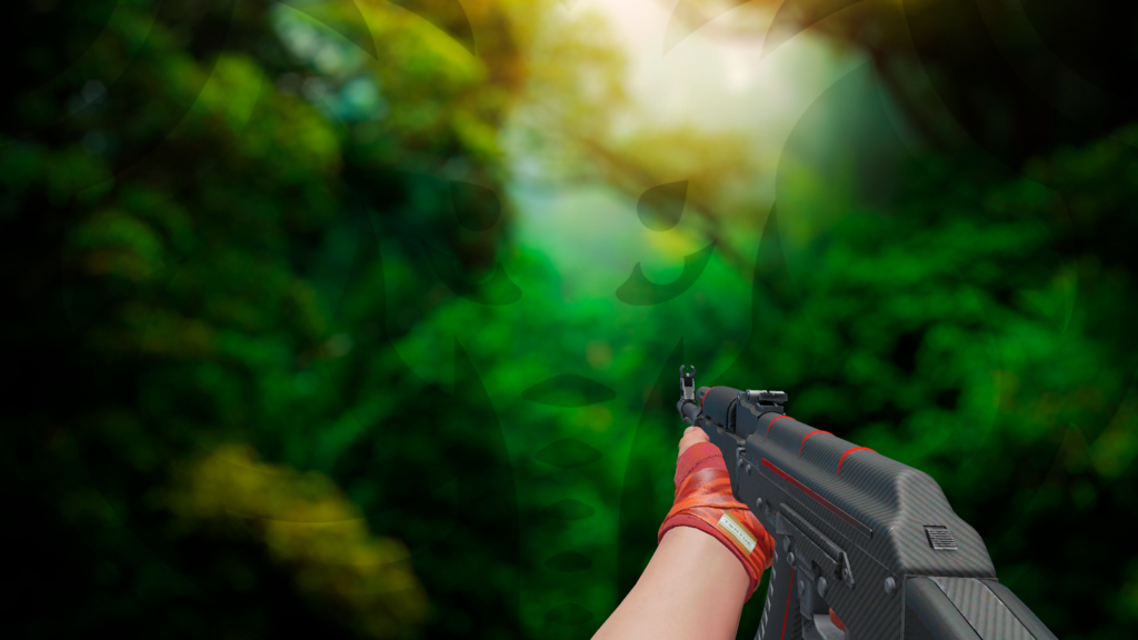 AK-47 Linhas Vermelhas Faixas Abate