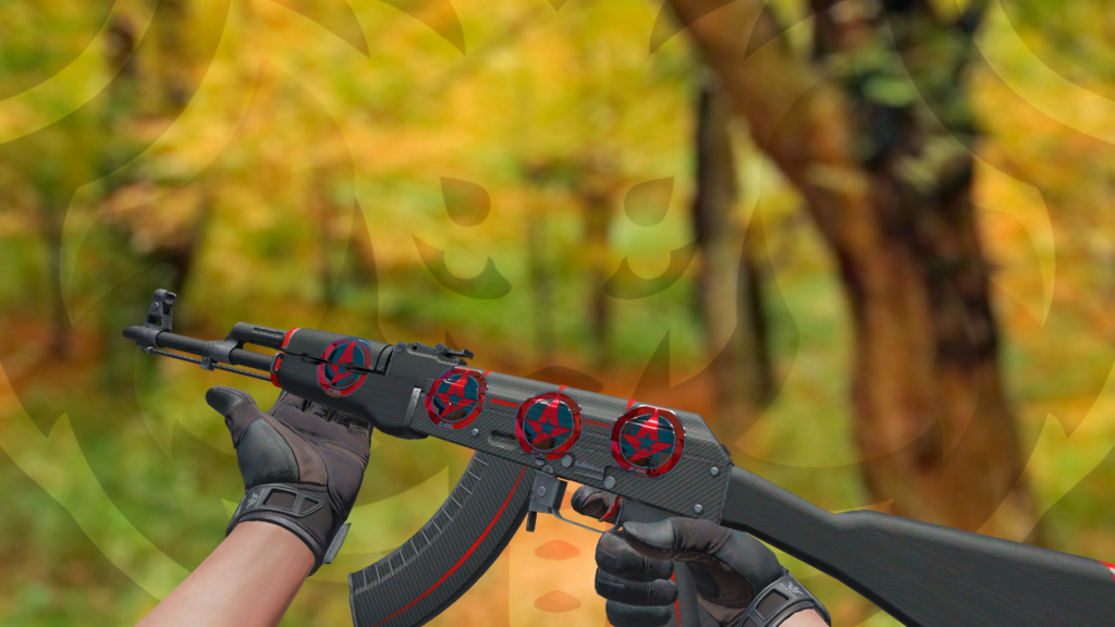 AK-47 Linhas Vermelhas Adesivo Astralis Brilhante Katowice 2019