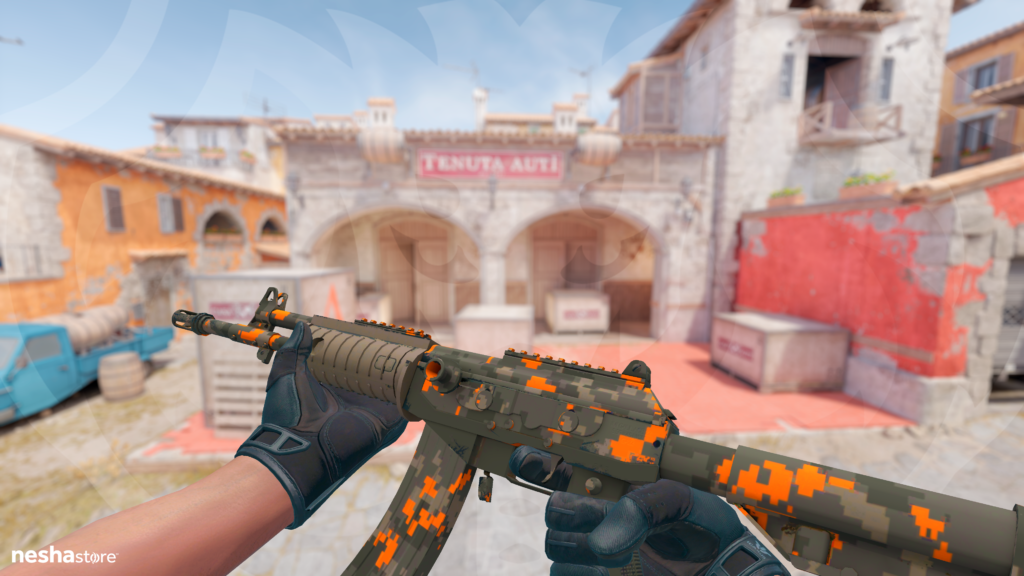 Galil AR - Camuflagem Digital — Laranja