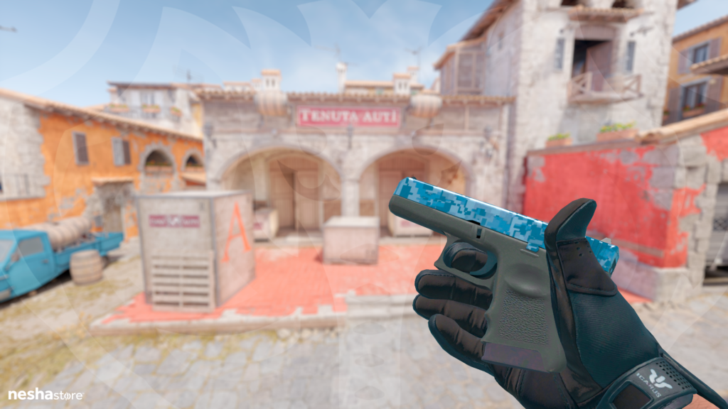 Glock-18 - Camuflagem de Aço