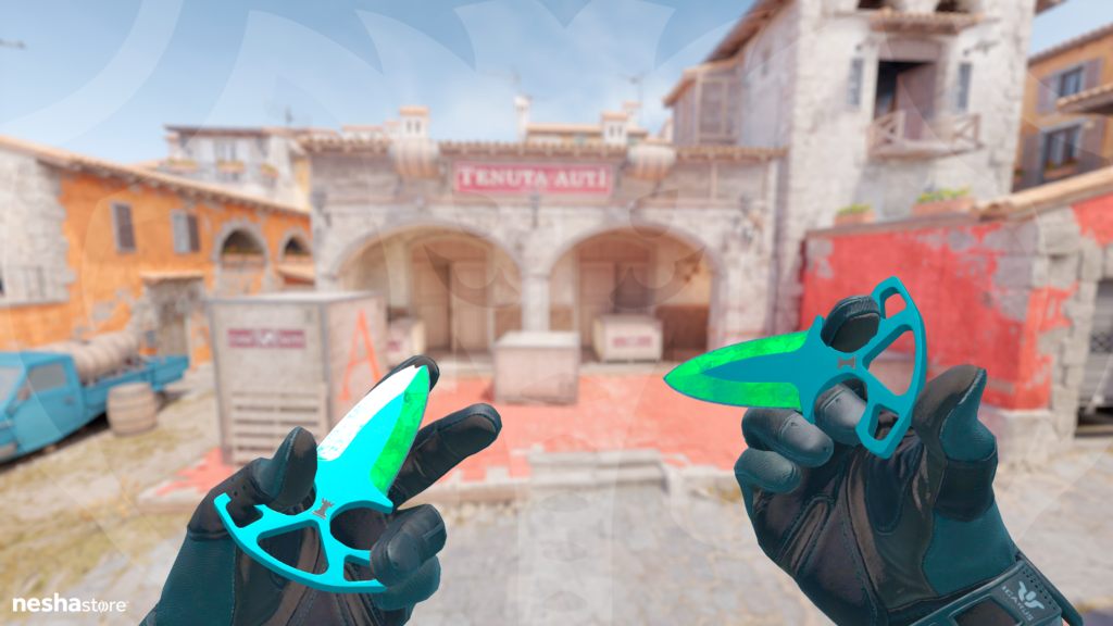 Adagas Sombrias - Gamma Doppler Emerald