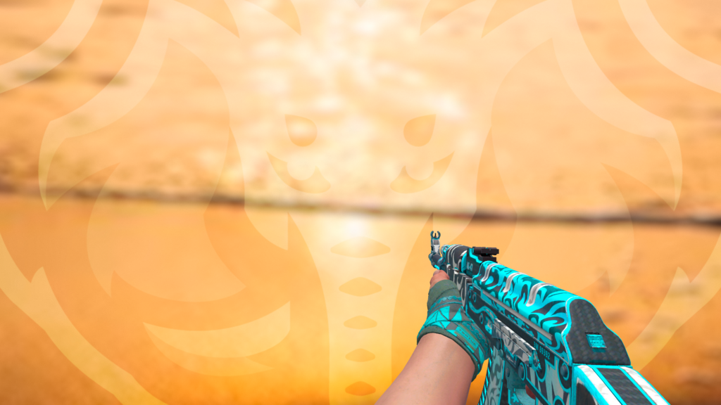 AK-47 Névoa Frontal + Faixas Superimpressão