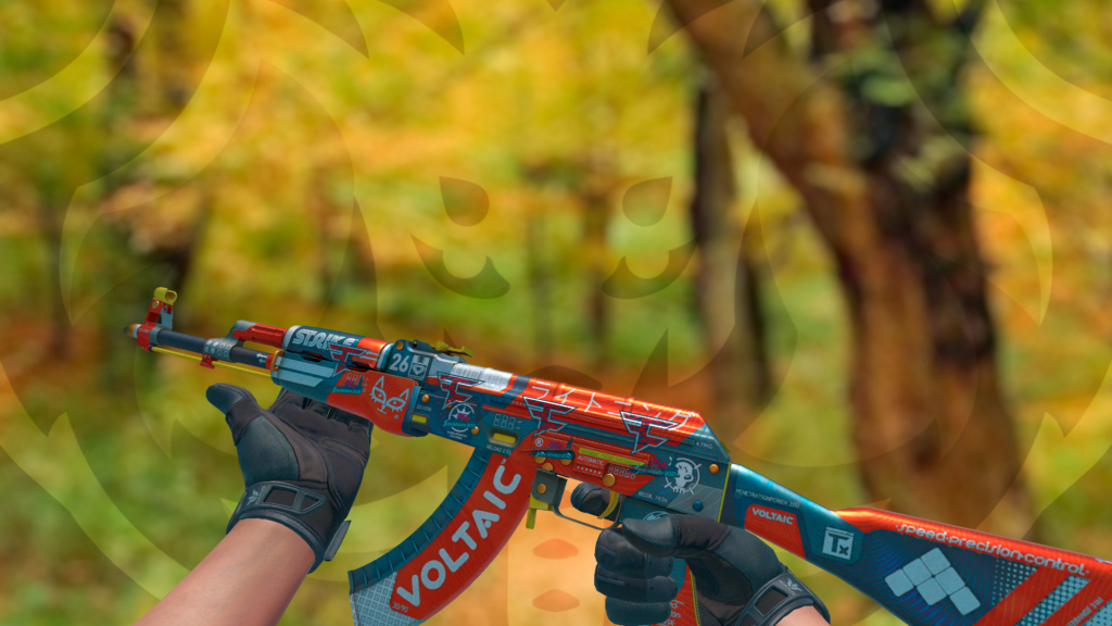 AK-47 Patrocínios + Adesivo Faze Brilhante Estocolmo 2021