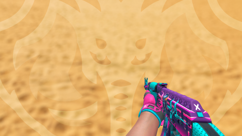 AK-47 Piloto Neon + Luvas Esportivas Vício