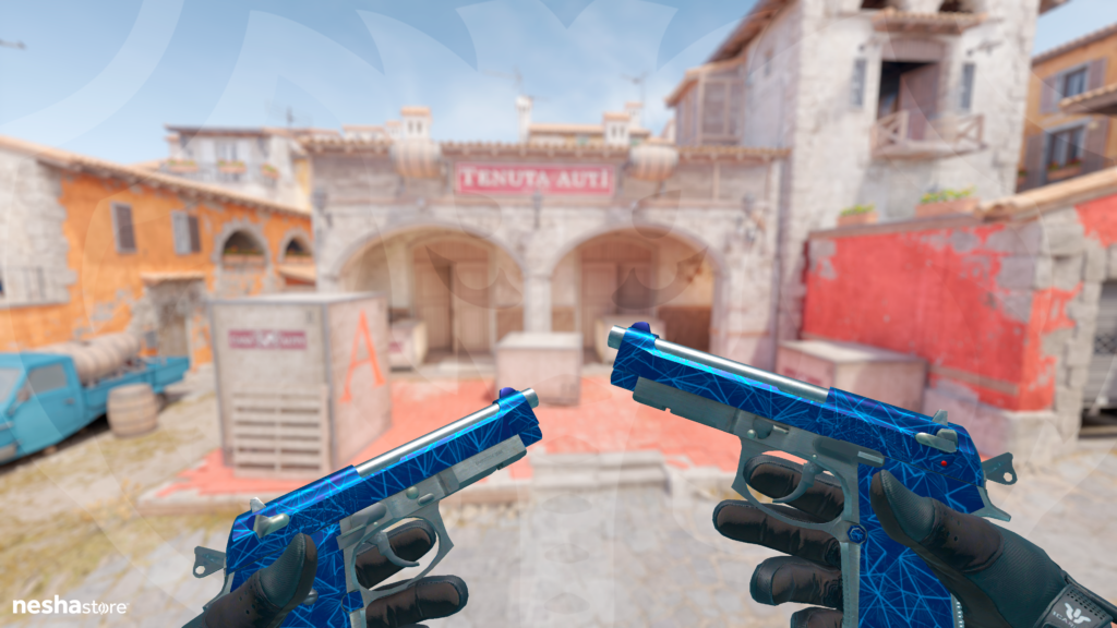 Berettas Duplas - Quartzo de Cobalto