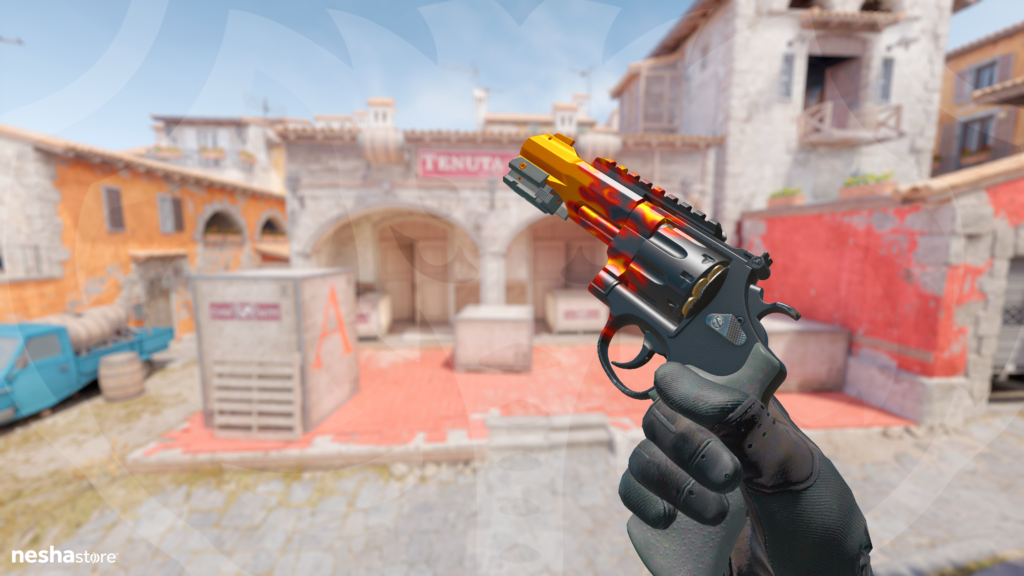 Revólver R8 - Chamas