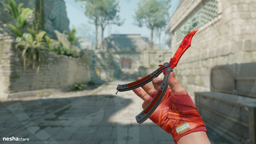 Canivete Borboleta Doppler Rubi