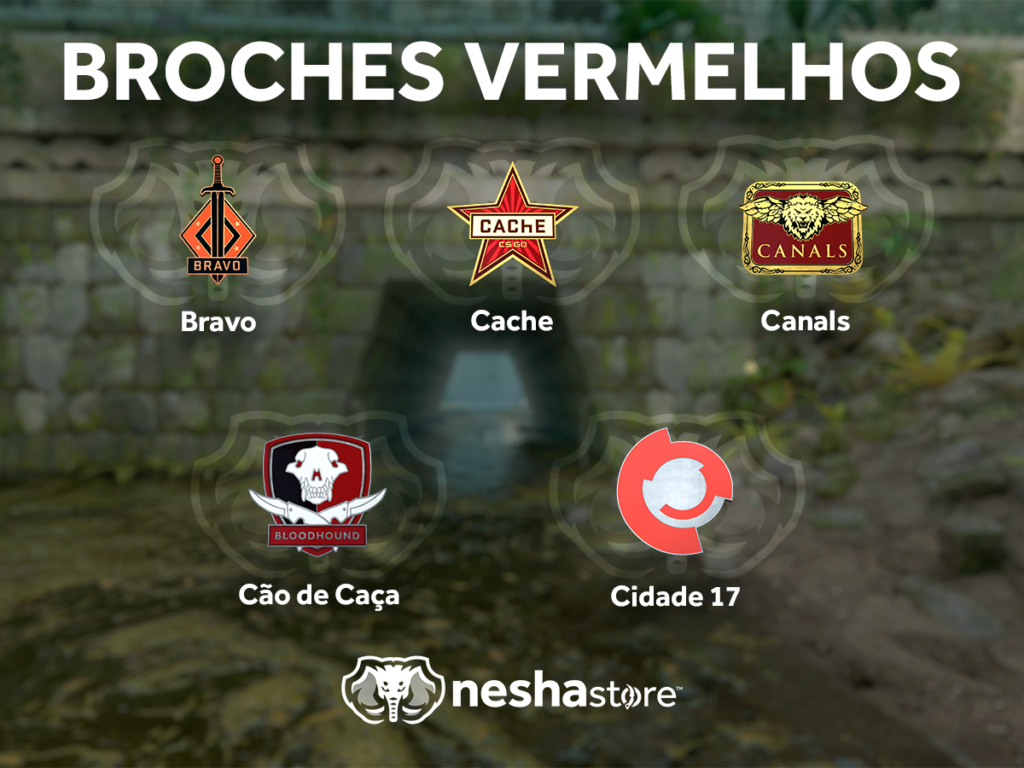 Broches Vermelhos CS2