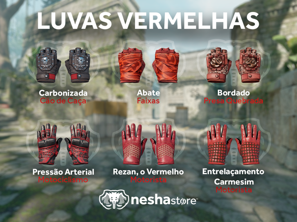 Luvas Vermelhas CS2