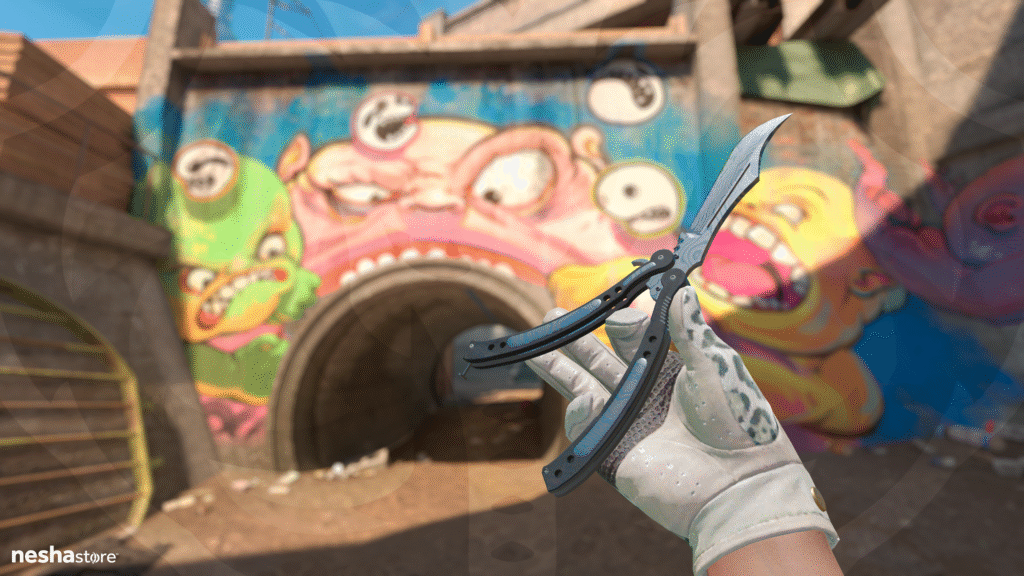 Canivete Borboleta - Aço de Damasco