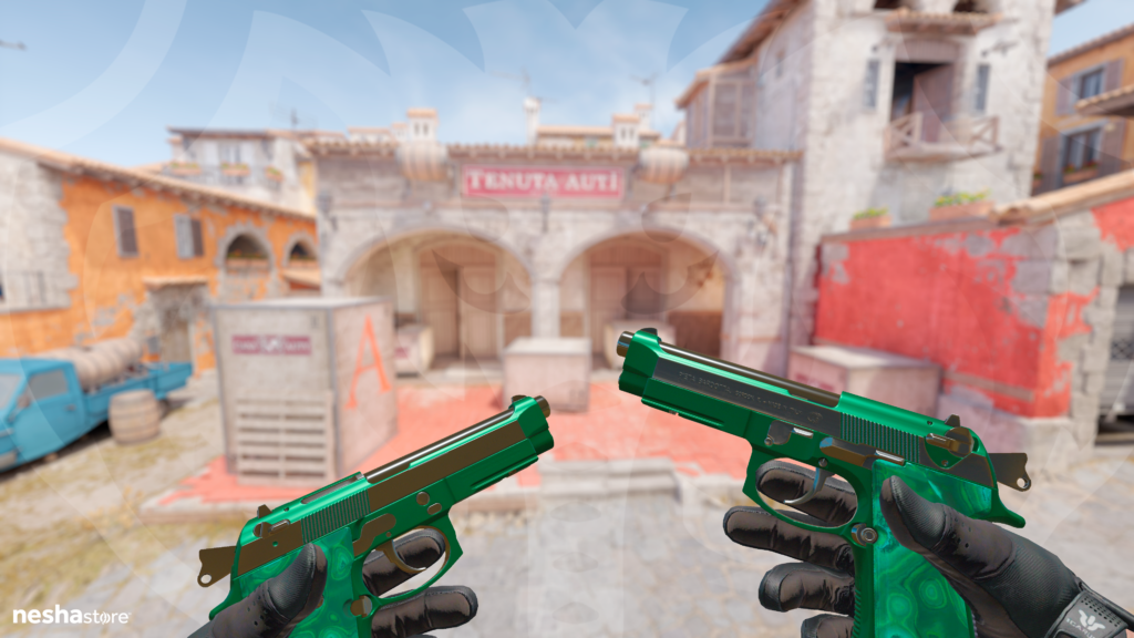 Berettas Duplas - Polished Malachite