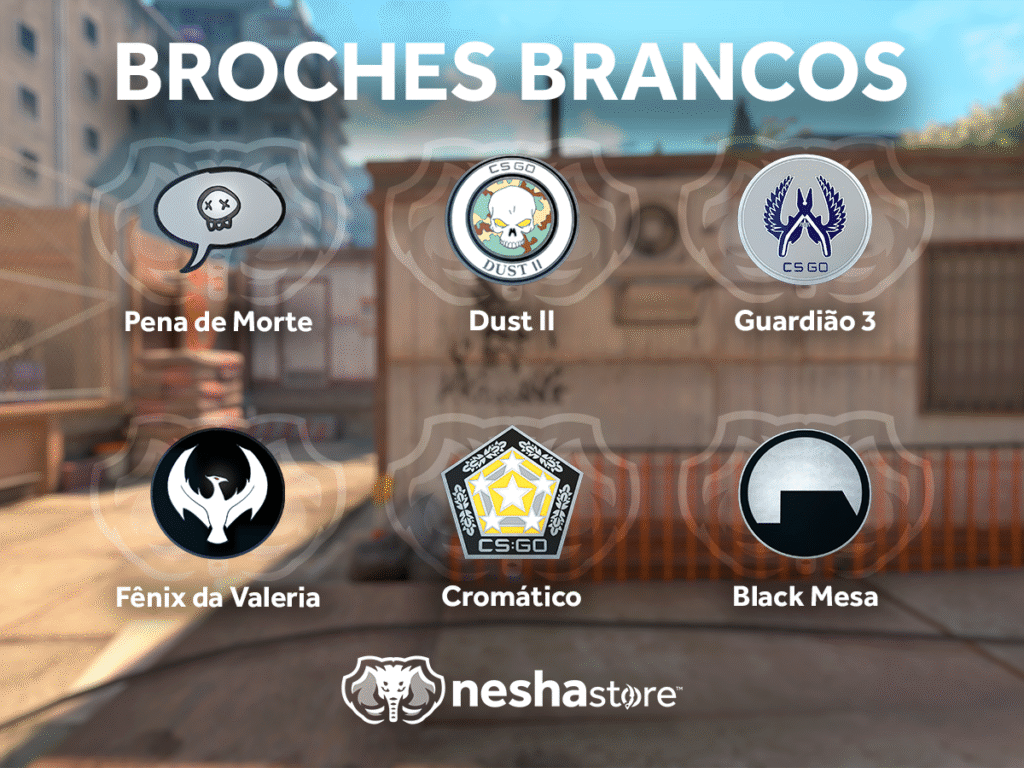 Broches Brancos