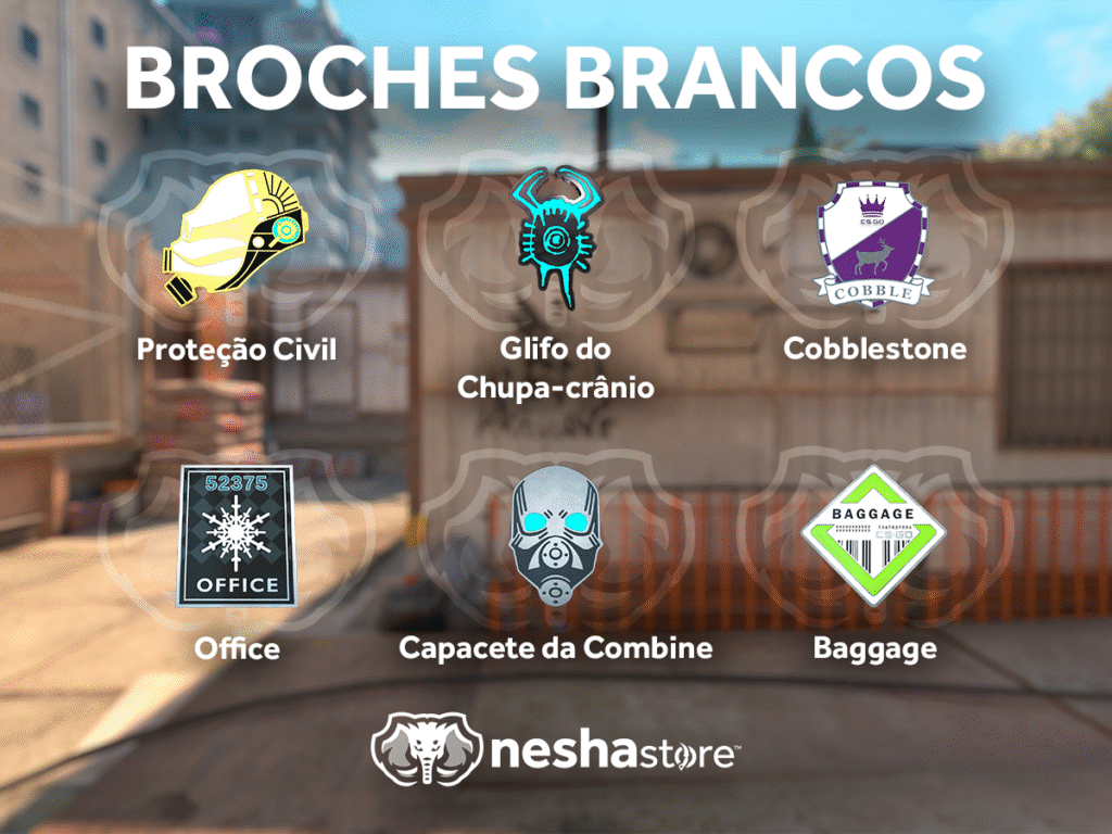 Broches Brancos