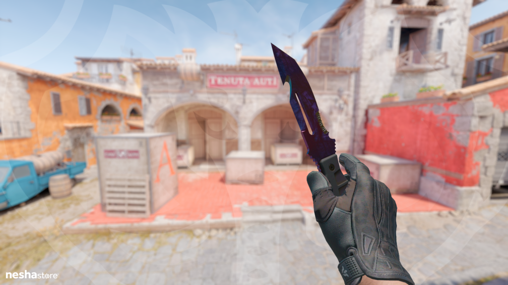 Faca de Sobrevivência - Doppler Black Pearl