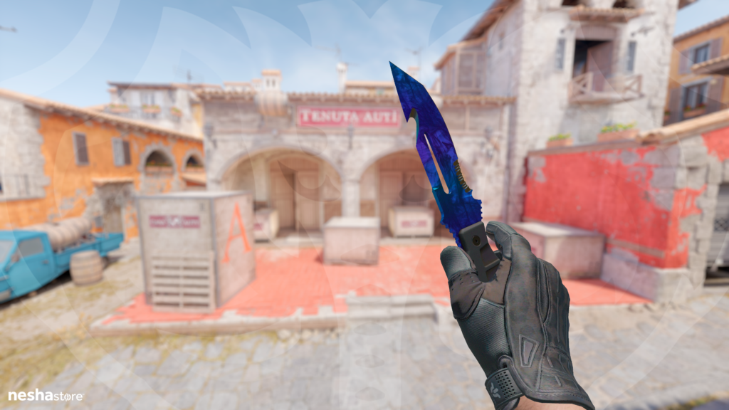 Faca de Sobrevivência - Doppler Sapphire