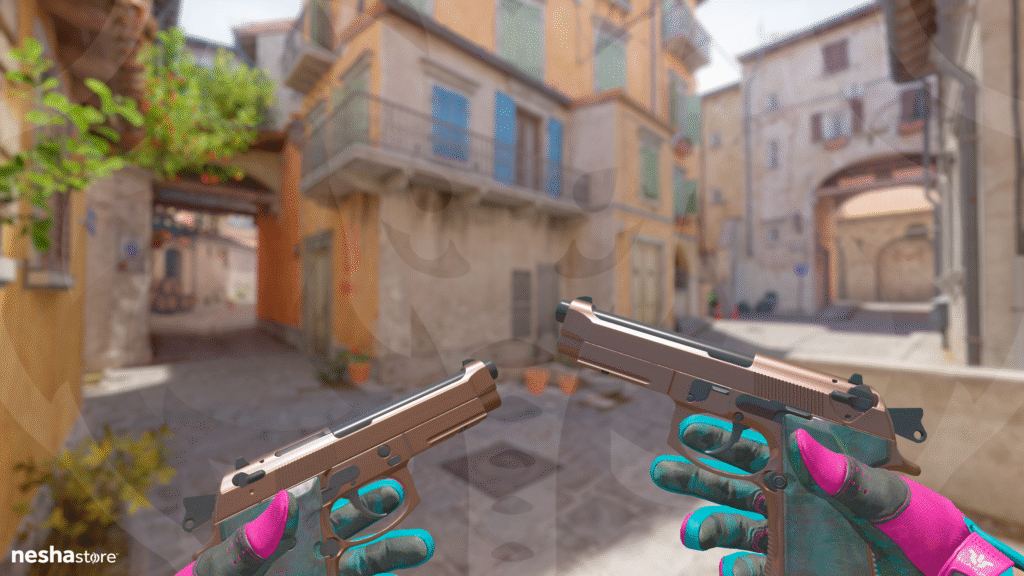 Berettas Duplas - Madrepérola Rosa