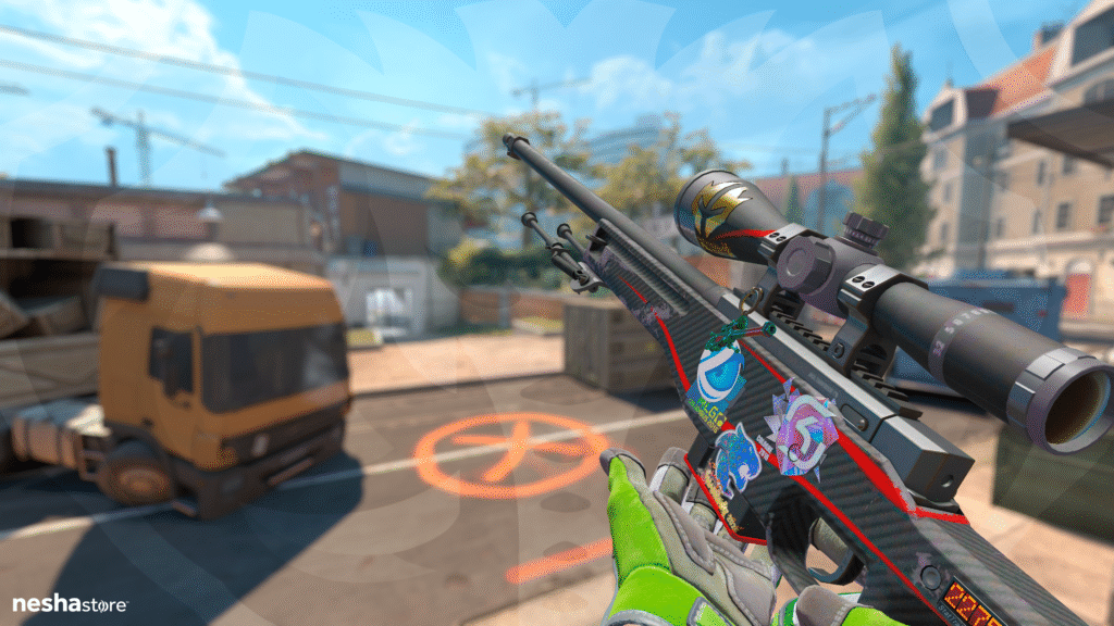 StatTrak™ AWP Linhas Vermelhas FalleN