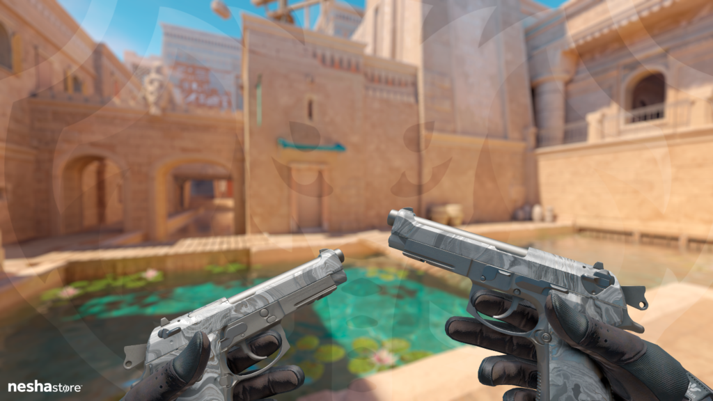 Berettas Duplas | Prata Derramada