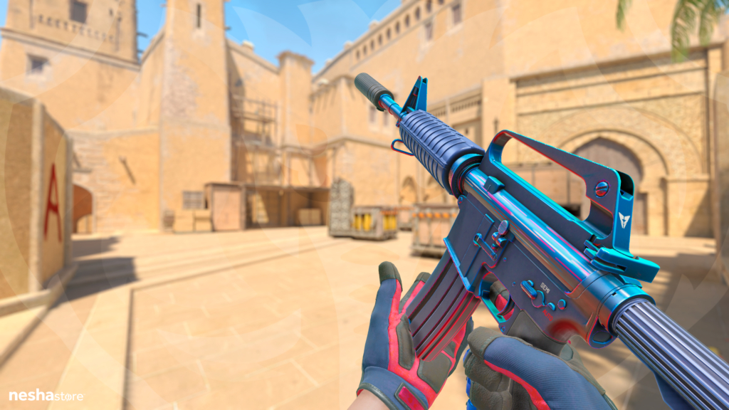 M4A1-S Liquidation com Luvas de Especialista Marble Fade