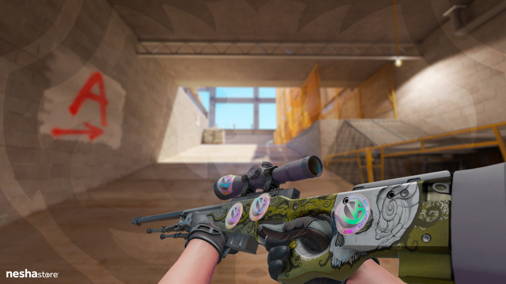 AWP Deus Minhoca com Adesivo ViCi Gaming Holo Katowice 2019