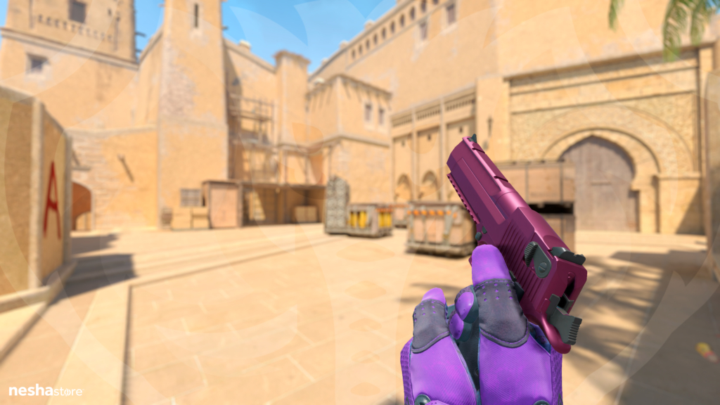 Desert Eagle Mulberry com Luvas Esportivas Caixa de Pandora