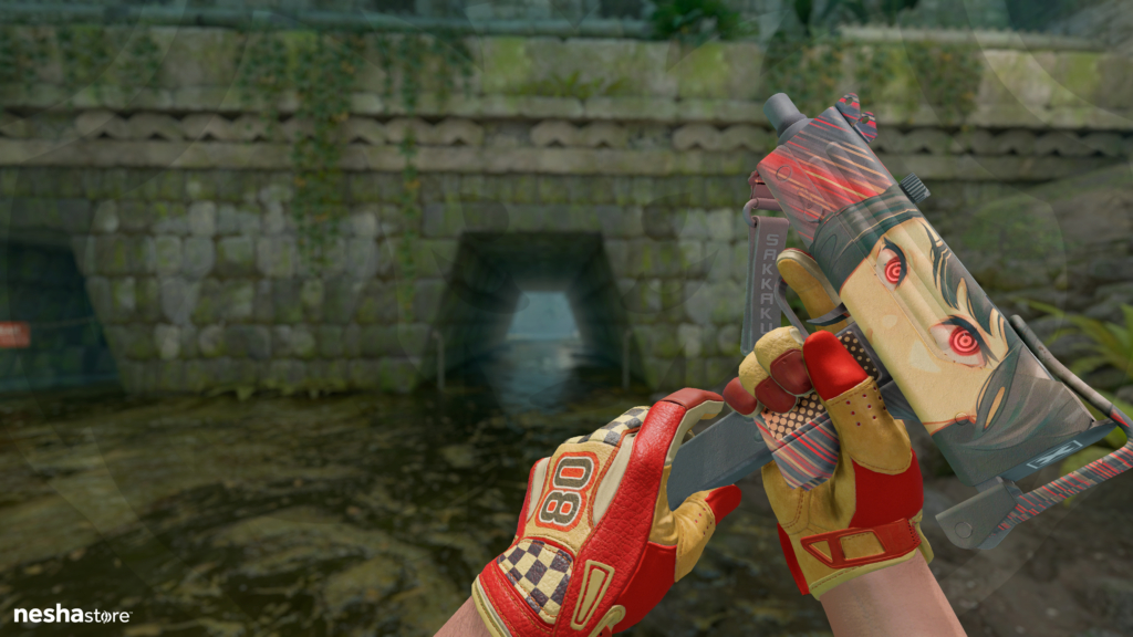 MAC-10 Sakkaku com Luvas Esportivas Red Racer