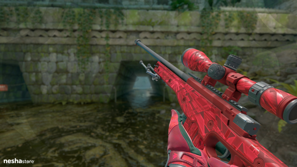 AWP Exotérmica com Sports Gloves Scarlet Shamagh