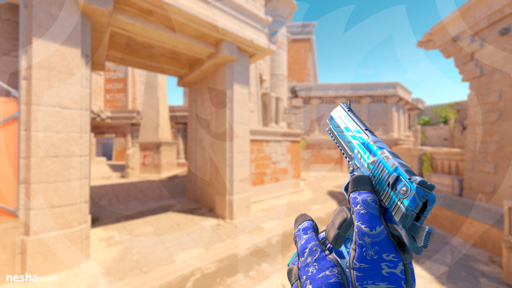 Desert Eagle Eastern Enigma com Specialist Gloves Cloud Chaser