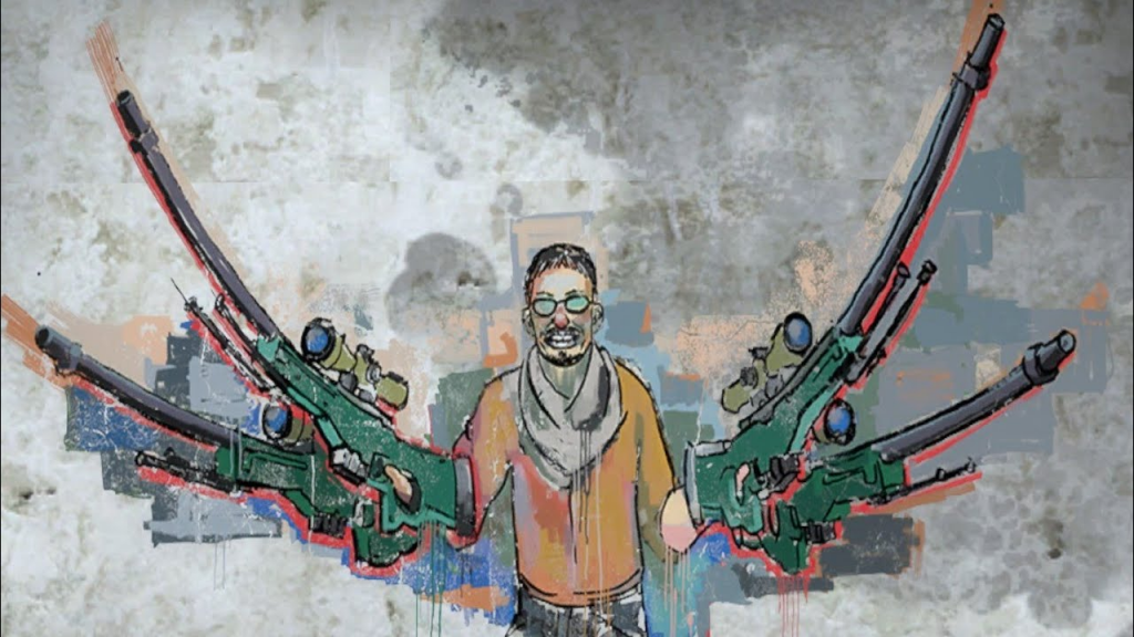 Grafite da jogada historica da Fnatic durante a ESL Cologne 2015.