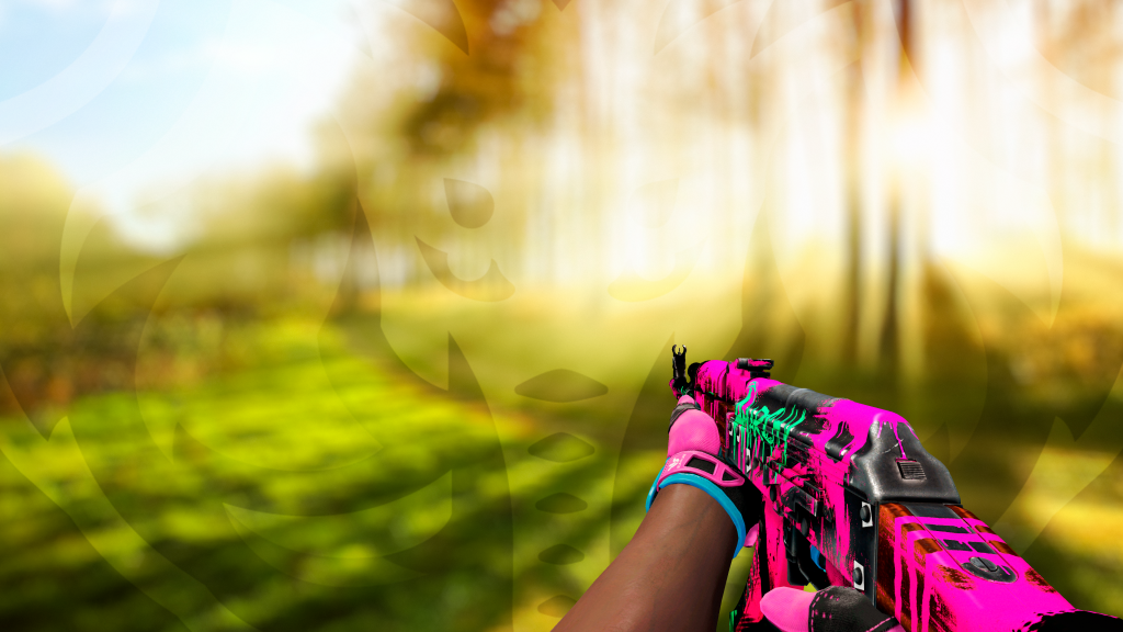 AK47 Revolução Neon com Luva Vício