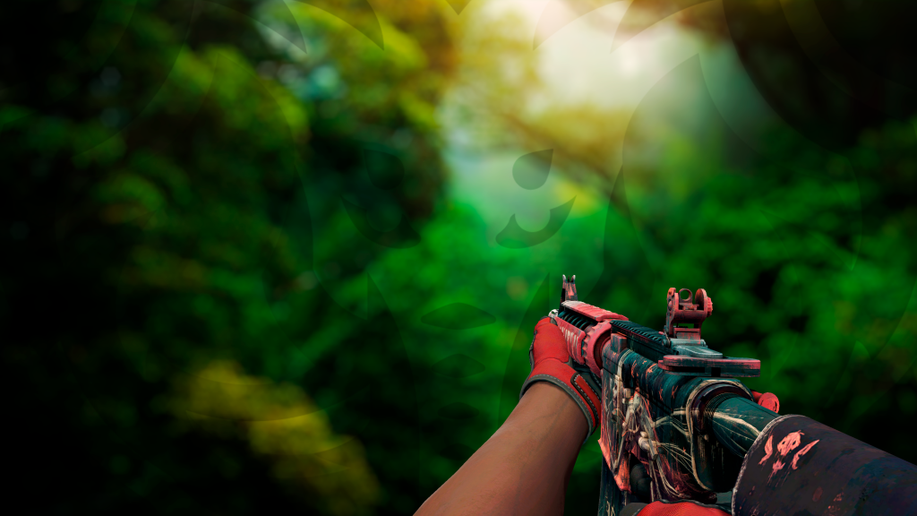 M4A4 Fada dos Dentes com Luva Teia Rubra