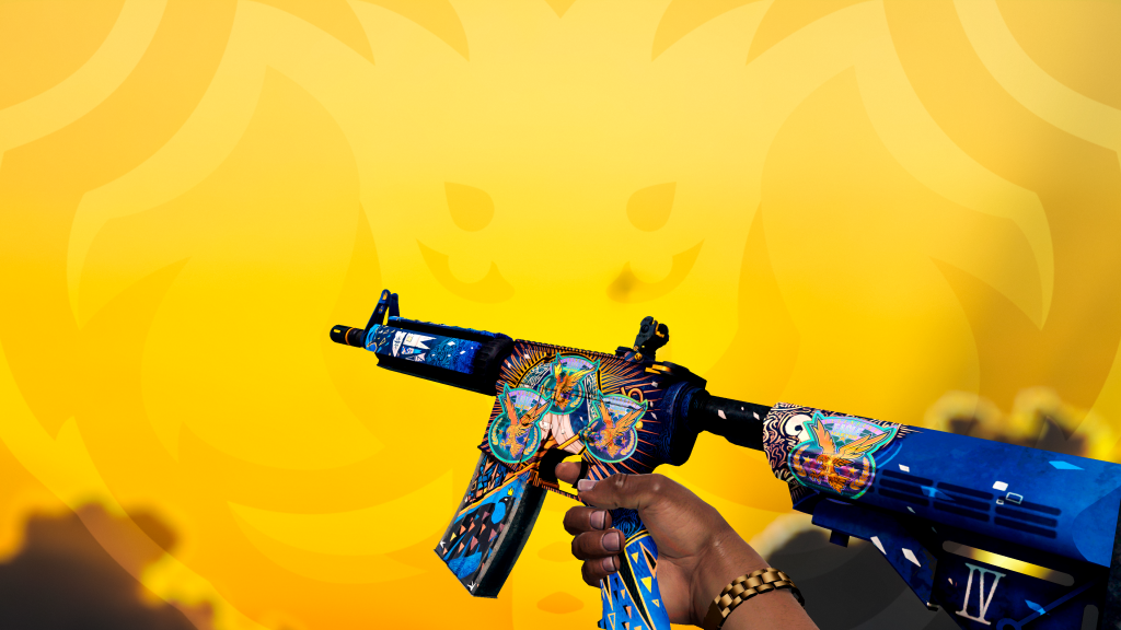 M4A4 Imperador com adesivo Águia Lendária Mestra Holo