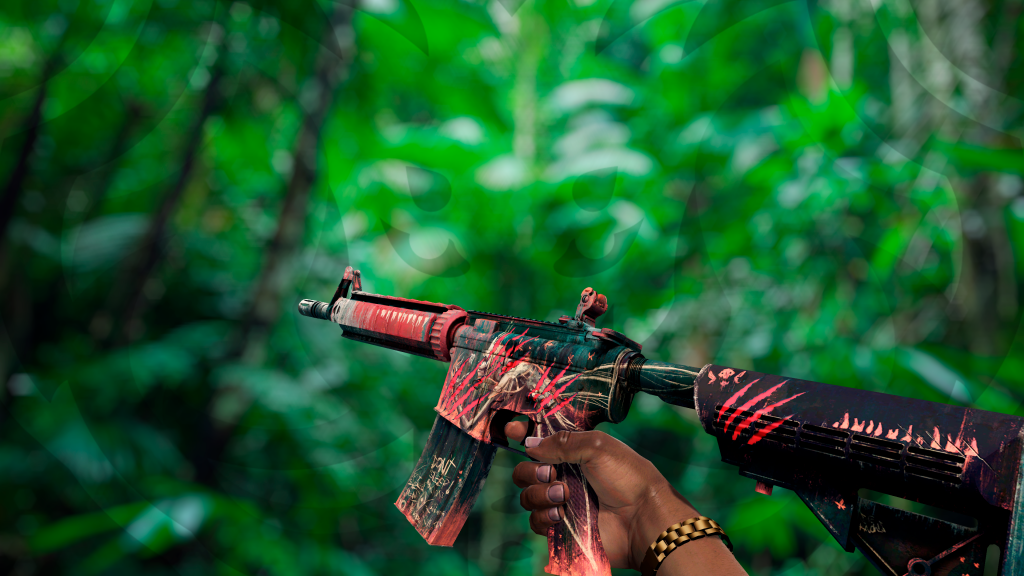 M4A4 Fada dos Dentes com Adesivos Marca de Guerra